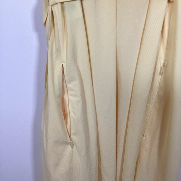 Athleta Newport Wrap Dress City Stripe Lunaria Yellow Size 3X NWT Pockets Summer - Picture 9 of 11